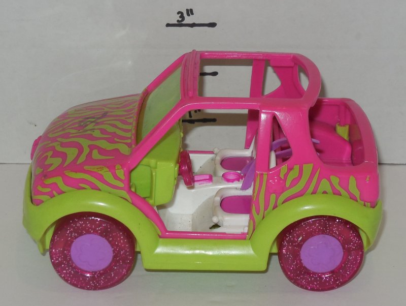 Image 2 of 2001 Origin Mattel Polly Pocket Pink Green Zebra 6