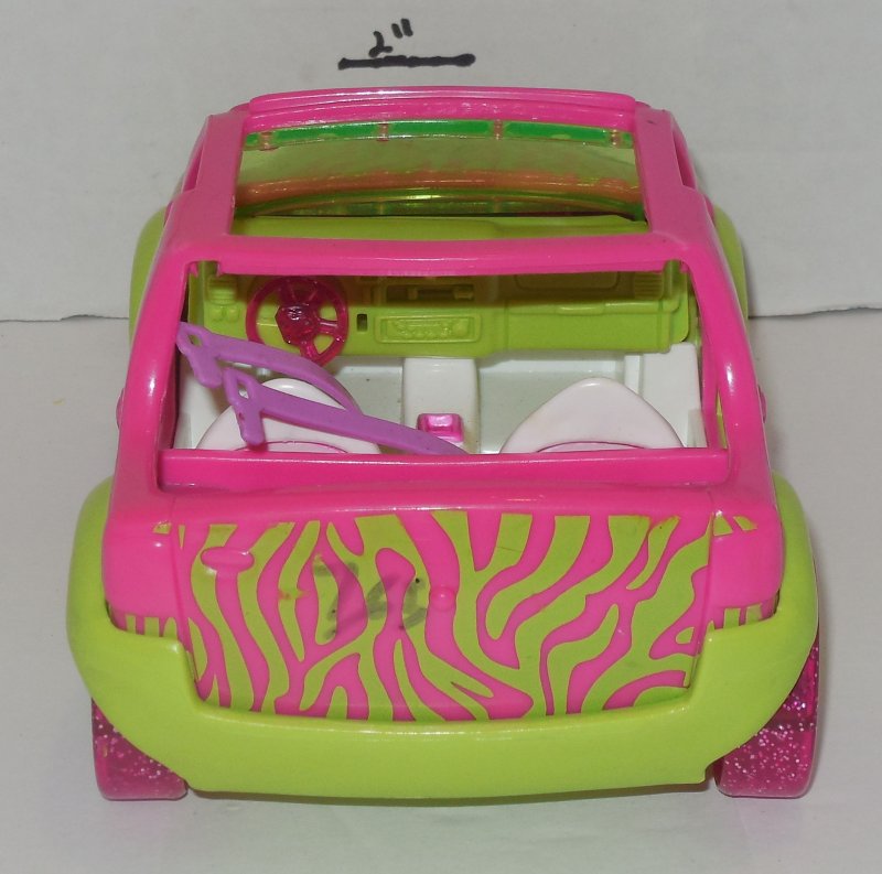 Image 3 of 2001 Origin Mattel Polly Pocket Pink Green Zebra 6