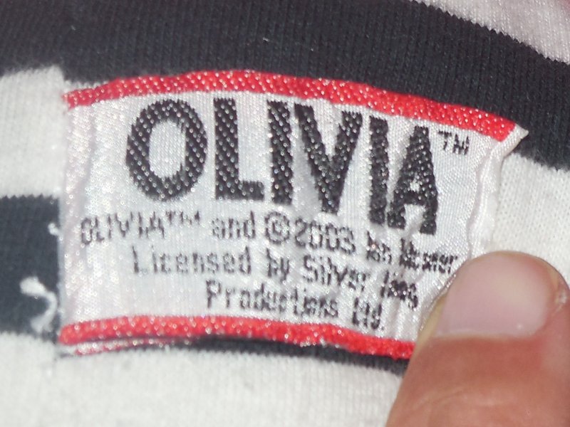 Image 5 of 2003 gund olivia pig plush wearing red dress 75100 12