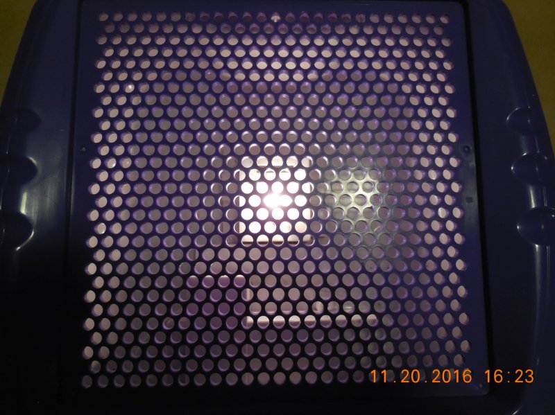 Image 1 of 2003 Purple Hasbro Lite Brite Flat Screen Tested Works with Pegs