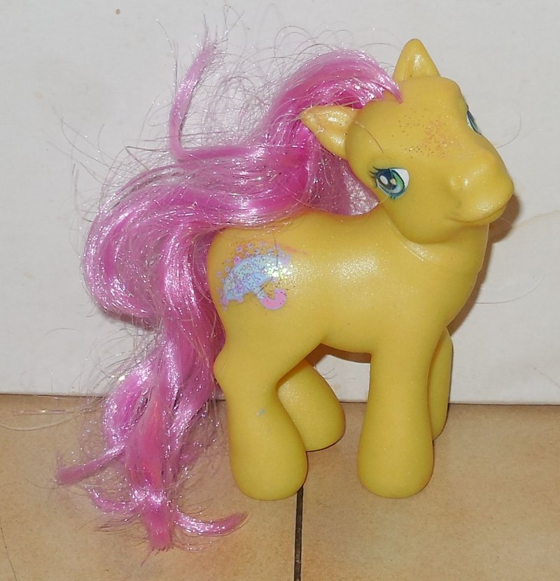 Image 0 of 2004 My Little Pony Merriweather G3 MLP Hasbro Yellow Body Pink Hair