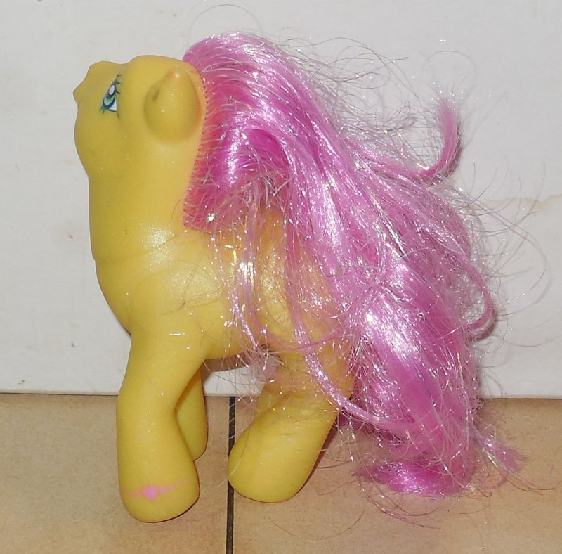 Image 1 of 2004 My Little Pony Merriweather G3 MLP Hasbro Yellow Body Pink Hair