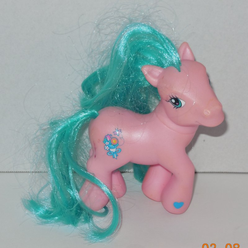 Image 0 of 2005 My Little Pony Bunches-o-Fun G3 MLP Hasbro Pink Body Blue Hair