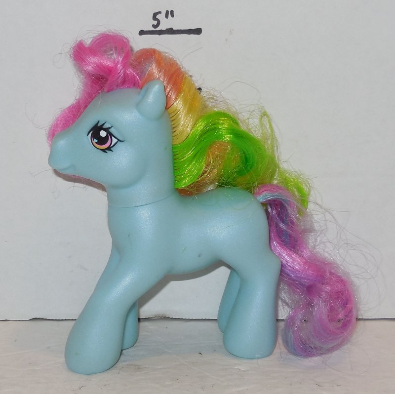 Image 1 of 2007 My Little Pony Rainbow Dash G3 MLP Hasbro Blue
