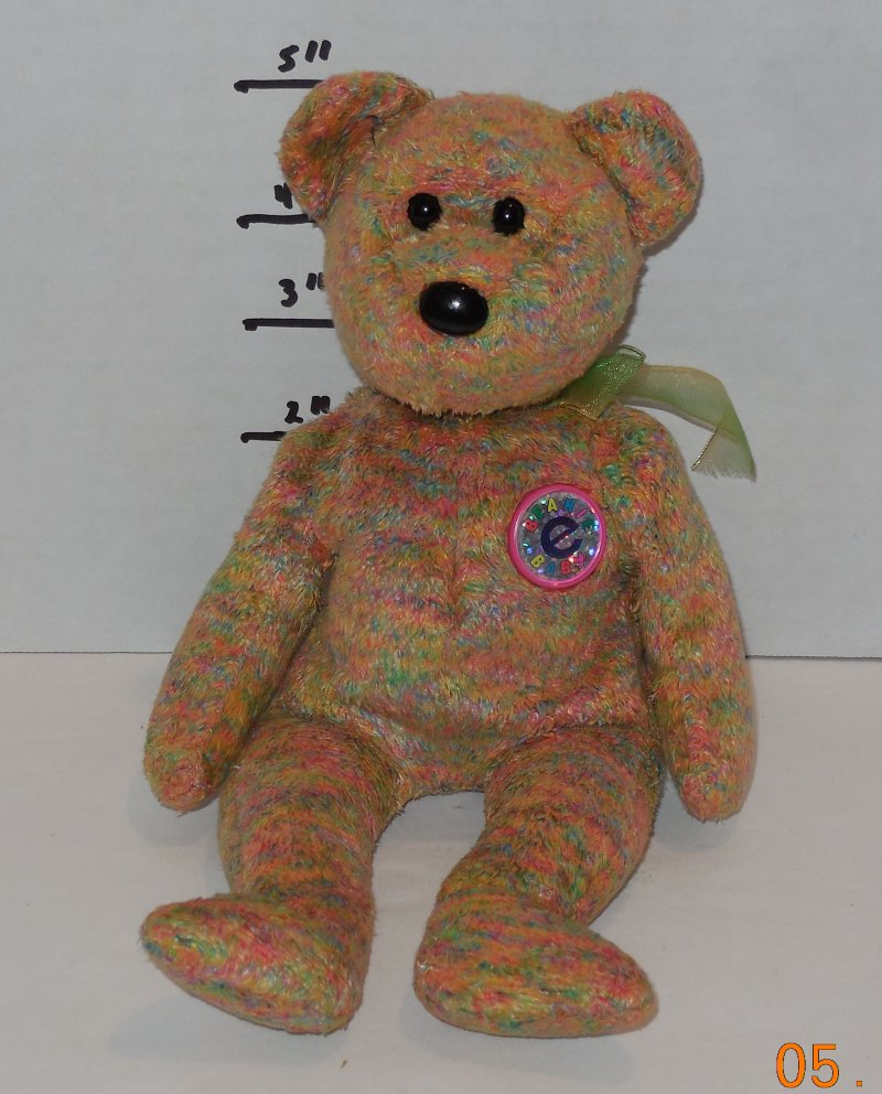 Image 0 of TY Speckles Beanie Baby Bear plush toy Internet Exclusive Members Only