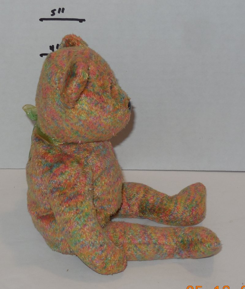 Image 3 of TY Speckles Beanie Baby Bear plush toy Internet Exclusive Members Only