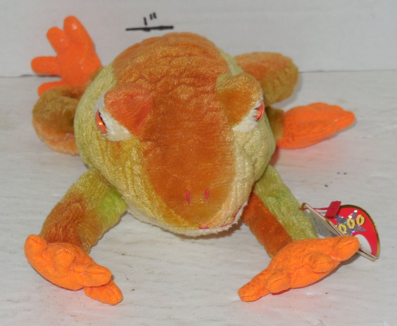 Image 0 of TY 2000 Prince The Frog Beanie Baby plush toy