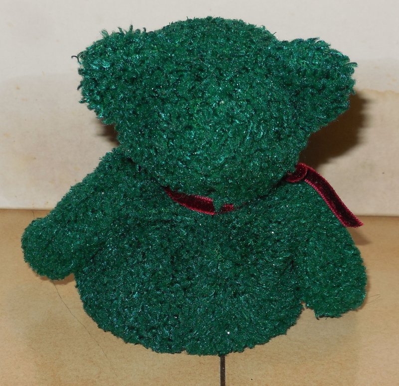Image 1 of TY 2001 Holiday Teddy Bear Beanie Baby plush toy