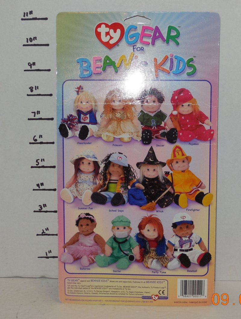 Image 1 of TY Gear for Beanie Kids Baseball Outfit