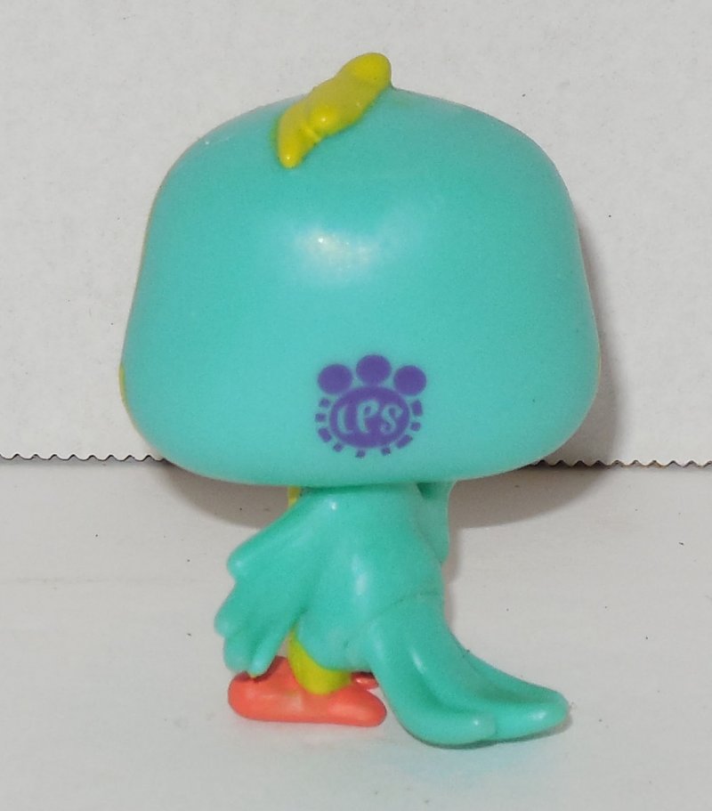 Image 1 of Hasbro LITTLEST PET SHOP LPS #4014 Hugsy Lovejoy Bird Green
