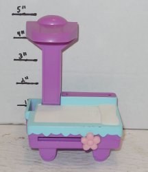 2006 Hasbro Littlest Pet Shop Lot Purple Rescue Center X-ray Table LPS