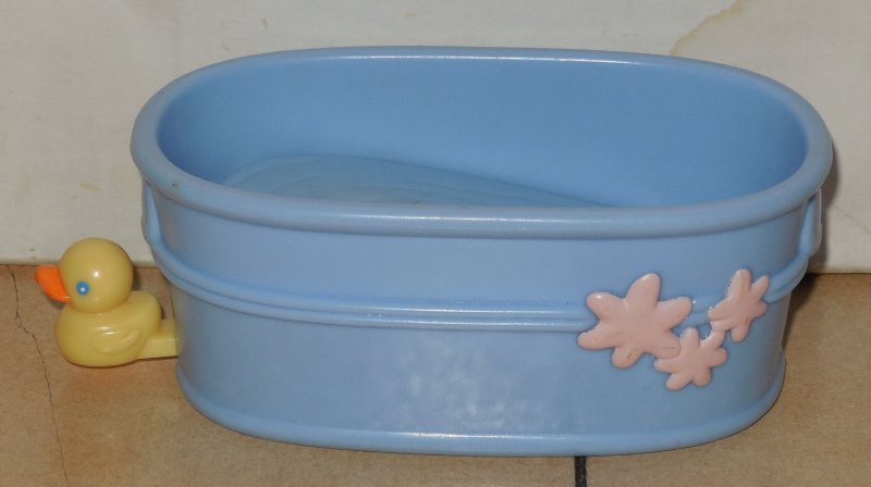 Image 1 of Littlest Pet Shop Blue BATH TUB Playset Accessory LPS Toy