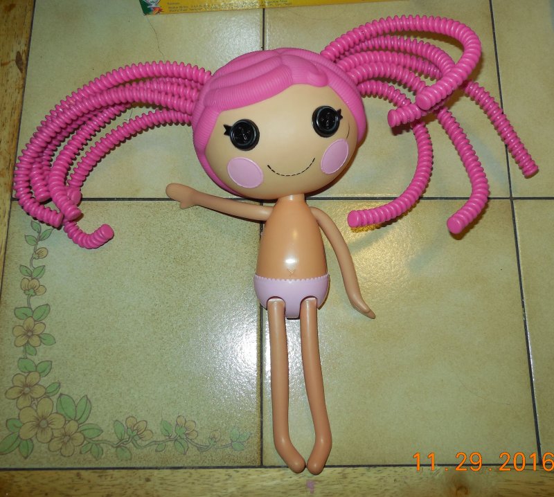 Image 0 of 2009 MGA Lalaloopsy JEWEL SPARKLES Pink Silly Hair Large Full Size Doll