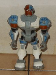 Bandi DC Comics Teen Titans The Animated Series CYBORG Figure Cake Topper