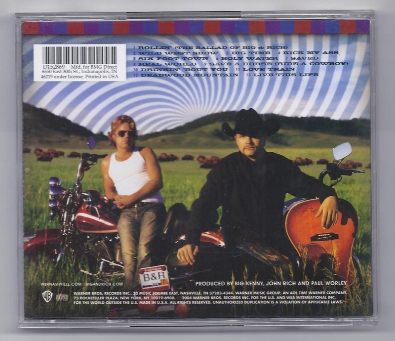 Image 1 of Big and Rich Horse Of a Different Color Music CD