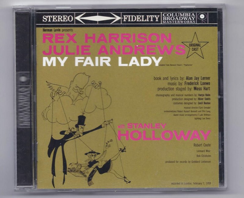 Image 0 of My Fair Lady original Broadway musical Cast Recording Music CD