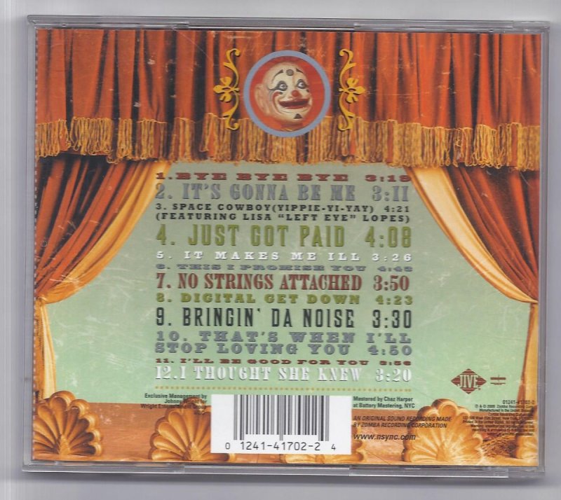 Image 1 of Nsync No Strings Attached Music CD