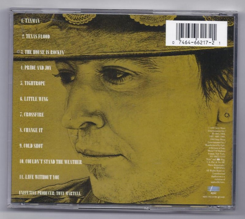 Image 1 of Steve Ray Vaughan And Double Trouble Greatest Hits music CD