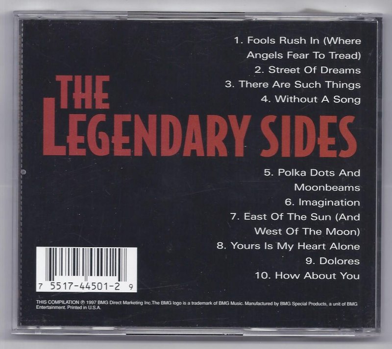 Image 1 of Tommy Dorsey Frank Sinatra Legendary Sides The Encore Collection Music CD