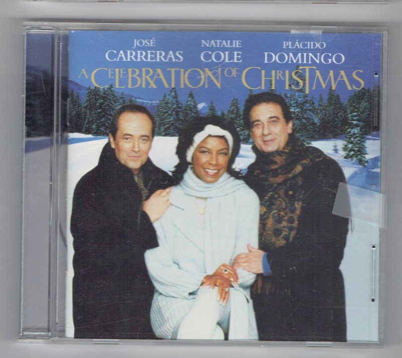 Image 0 of a Celebration of Christmas Jose Carreras Natalie Cole Placido Domingo Music CD