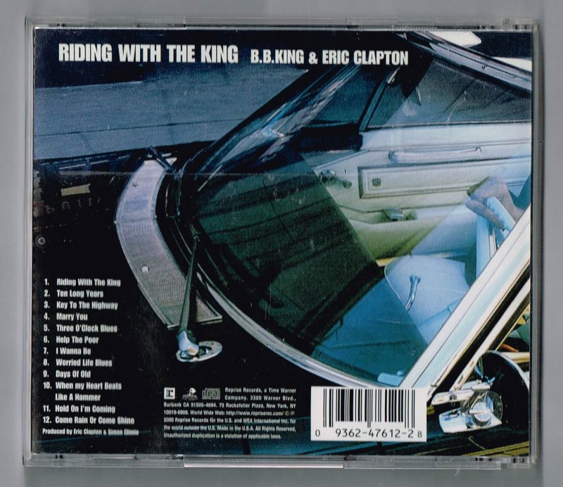 Image 1 of B. B. King and Eric Clapton riding with the king Music CD