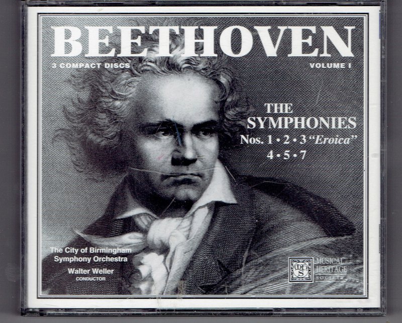 Image 0 of Beethoven The Symphonies 1 2 3 4 5 7 Volume 1 Music CD