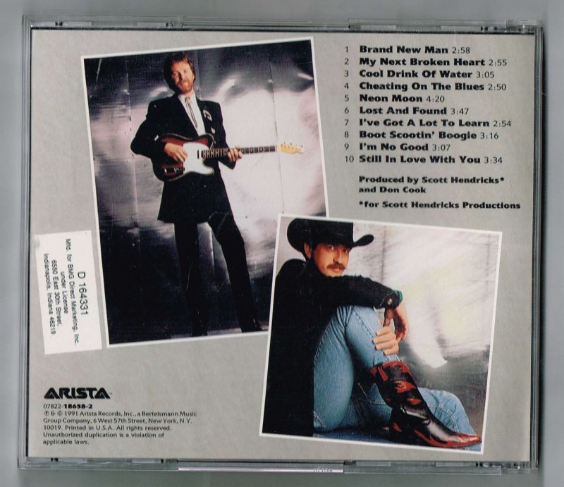 Image 1 of Brooks and Dunn Brand New Man Music CD