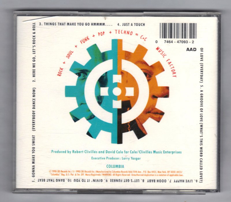 Image 1 of C and C Music Factory gonna make you sweat Music CD