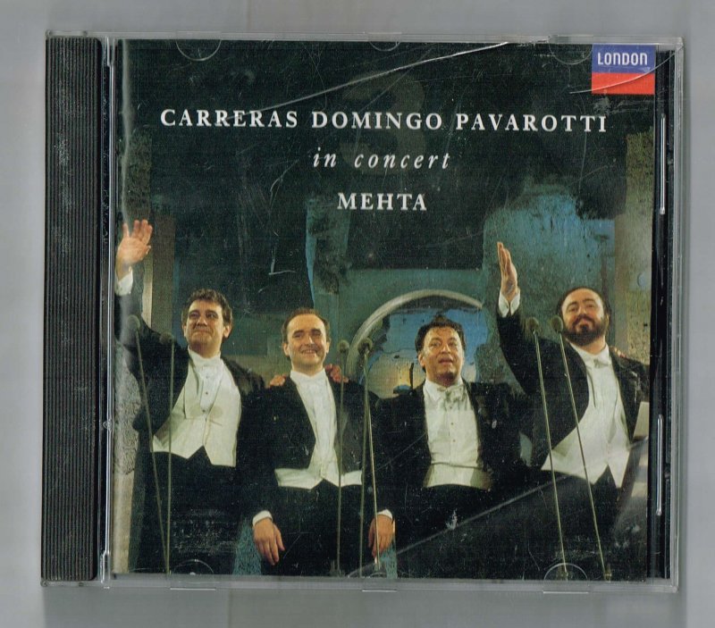 Image 0 of Carreras Domingo Pavarotti the three tenors in concert Metha Music CD