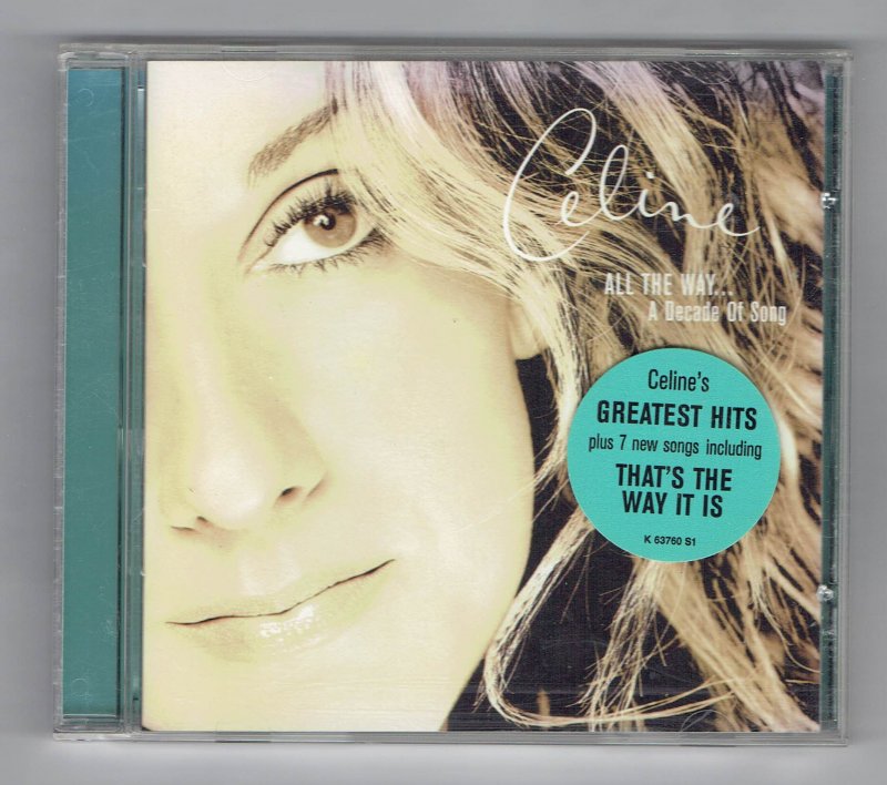 Image 0 of Celine Dion Greatest Hits all the way a decade of song Music CD