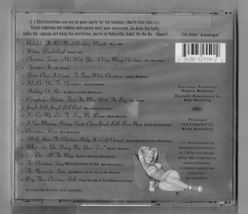 Image 1 of Christmas Cocktails Hi FI Holiday Cheer from Santa's Pad Music CD
