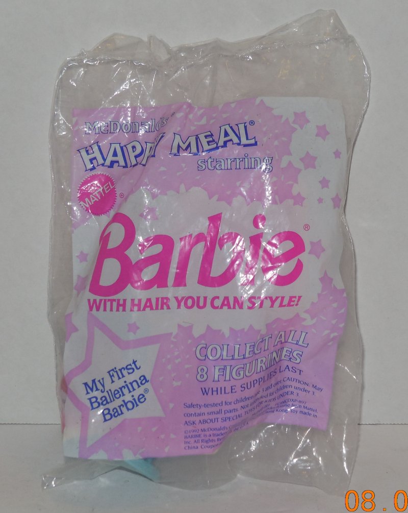 Image 0 of 1992 McDonalds Happy Meal Toy Barbie My First Ballerina MIP