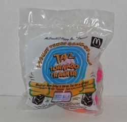 1992 McDonalds Happy Meal Toy Looney Toons Quack-Up Cars Taz Tornado Tracker MIP