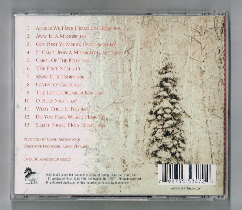 Image 1 of Christmas Pan Pipes a Green Hill Instrumental Classic Music CD