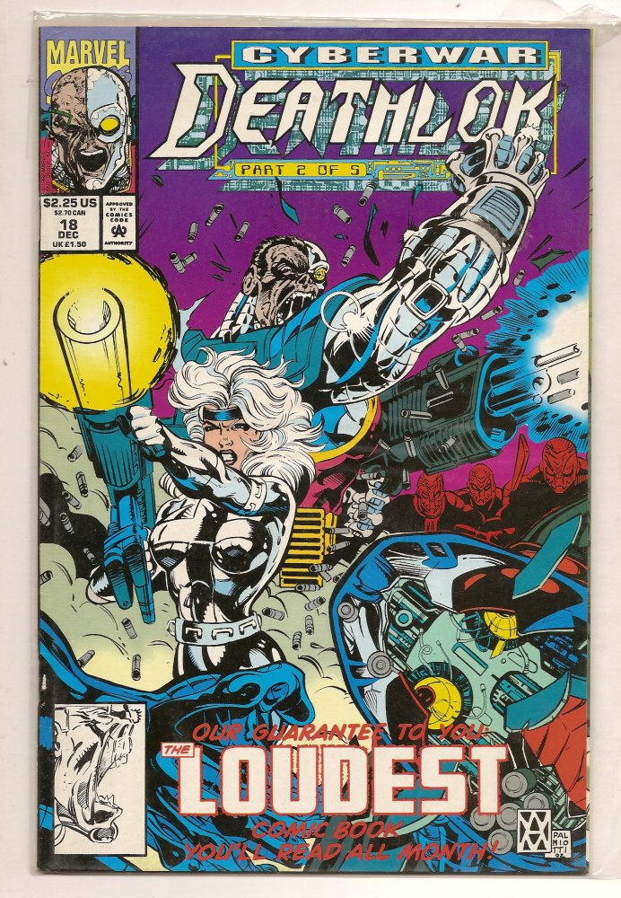 Deathlok #18 Marvel Comics Dec 1992 Cyberwar 2
