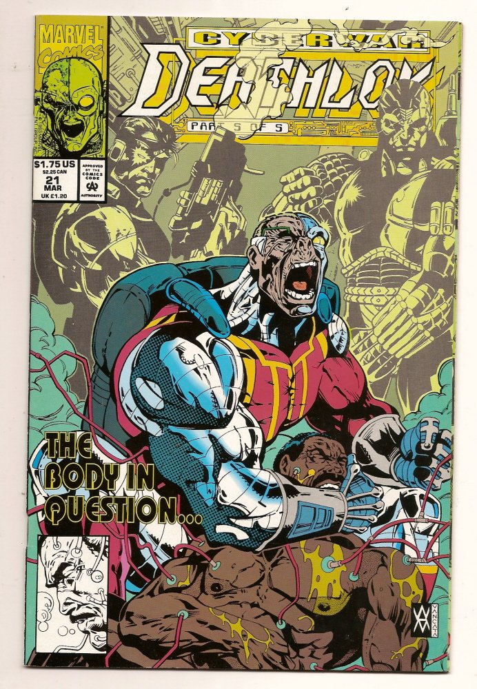 Deathlok #21 Marvel Comics March 1993 Cyberwar 5