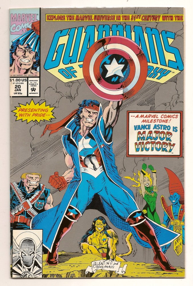 Guardians of the Galaxy # 20 comic book Marvel Jan 1992