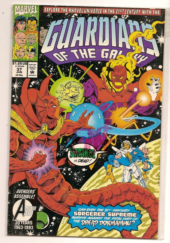 Guardians of the Galaxy # 37 comic book Marvel June 1993