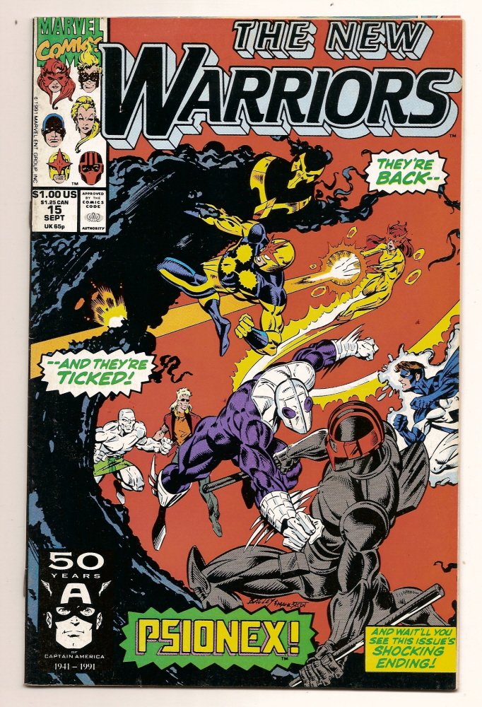 The New Warriors #15 Marvel Comics