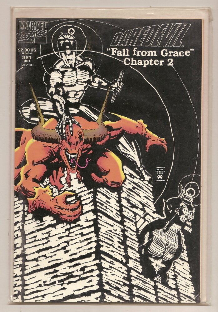 Image 0 of Daredevil #321 Oct 1993 Fall From Grace Chapter 2 Marvel Comics