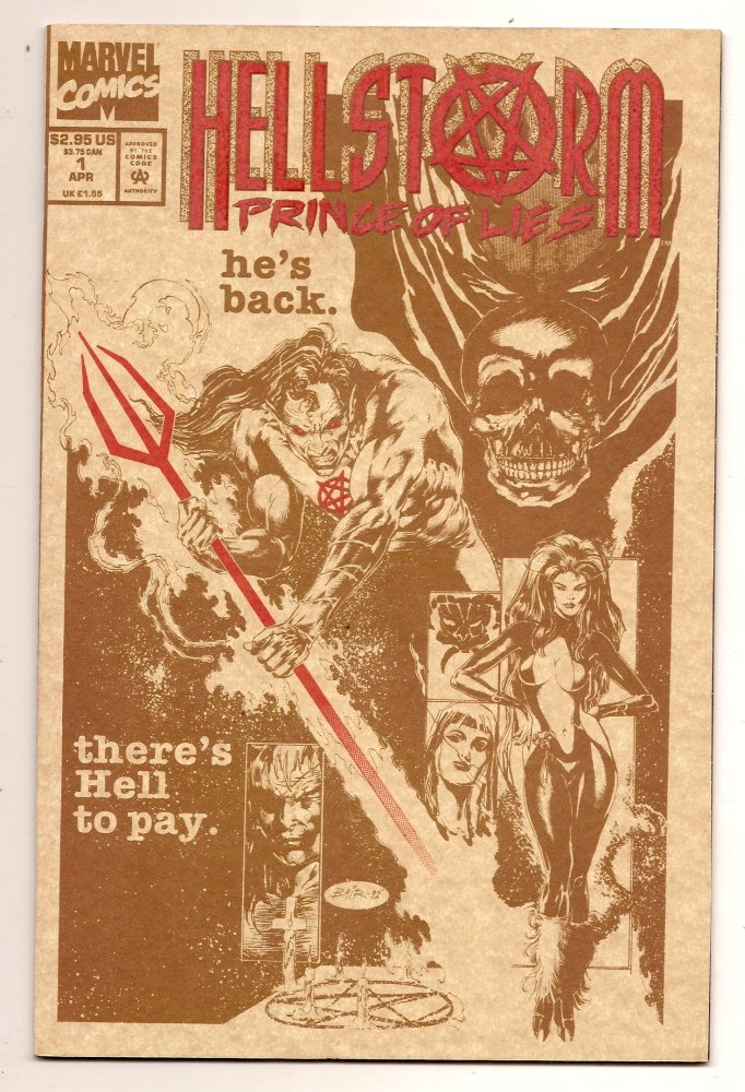 HELLSTORM Prince of Lies #1 Apr. 1993 Marvel Comics