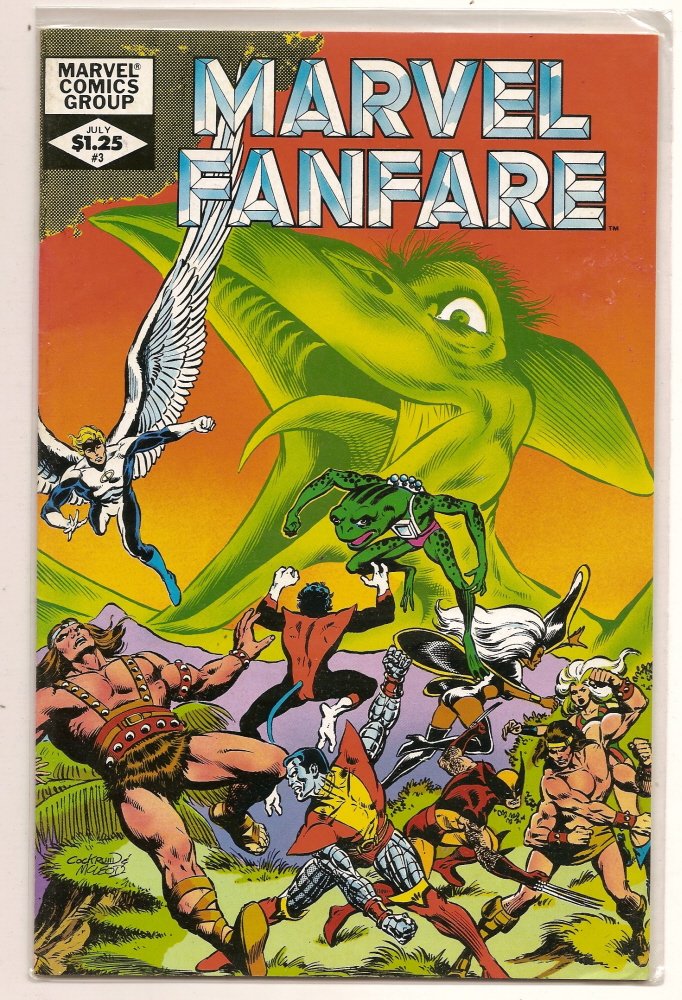 Marvel Fanfare #3 July 1982 Marvel Comics