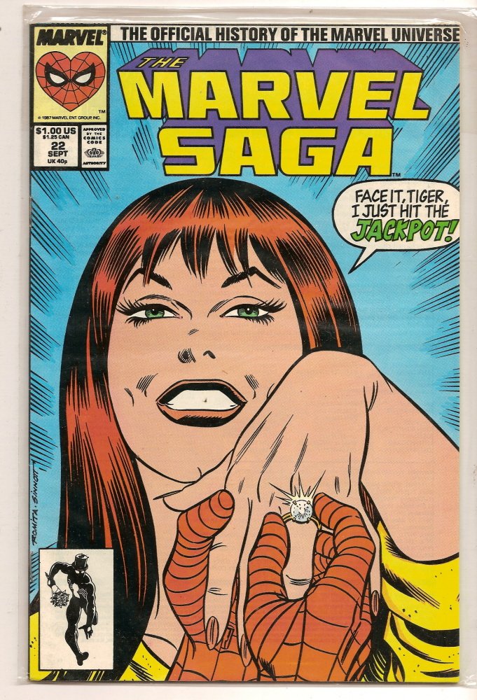 MARVEL SAGA # 22 Sept 1987 Marvel Comics