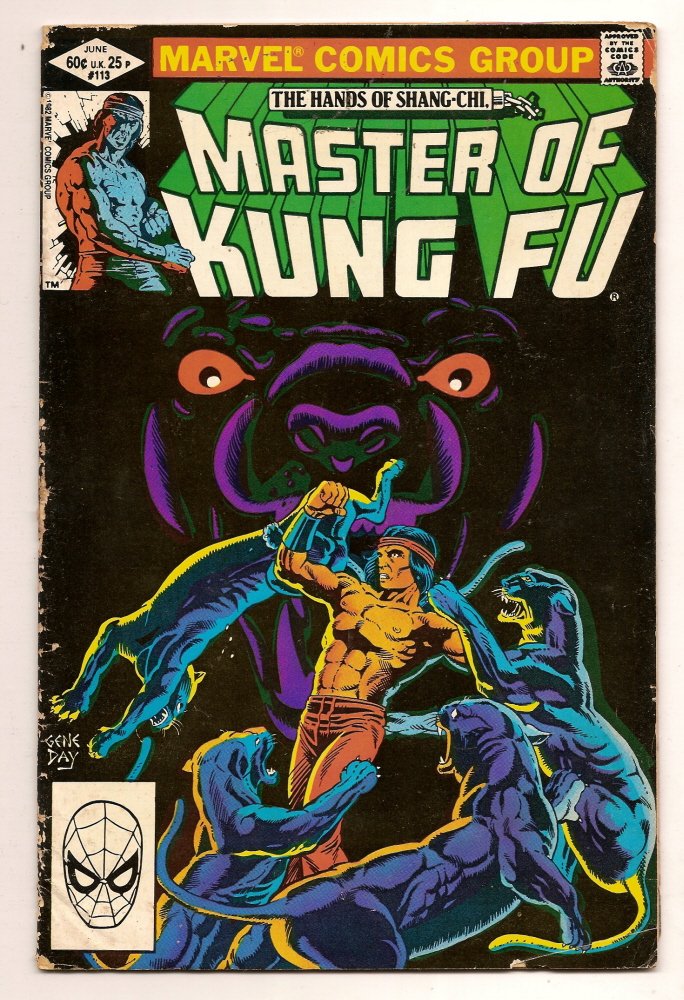 Master Of Kung Fu #113 June 1982 Marvel Comics