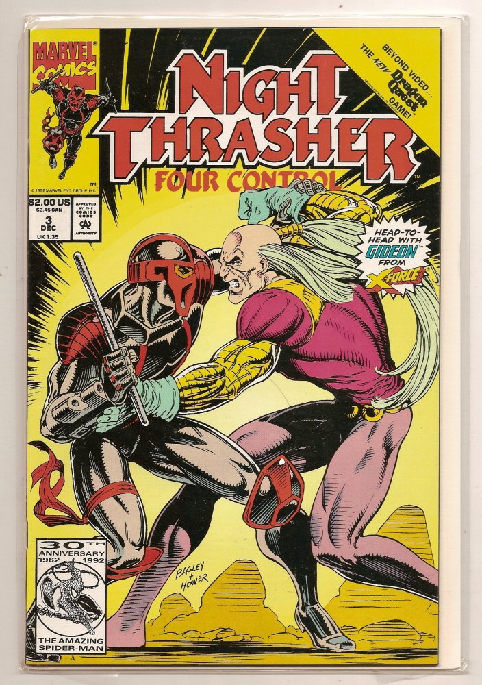 Night Thrasher # 3 DEC 1992 Marvel Comics