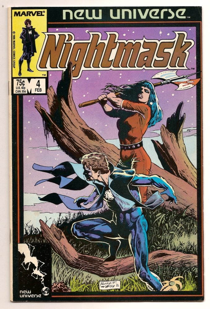 Nightmask #4 Feb 1987 Marvel Comics