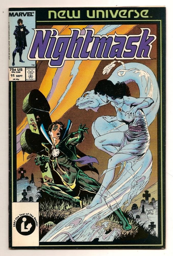 Nightmask #11 Sept 1987 Marvel Comics