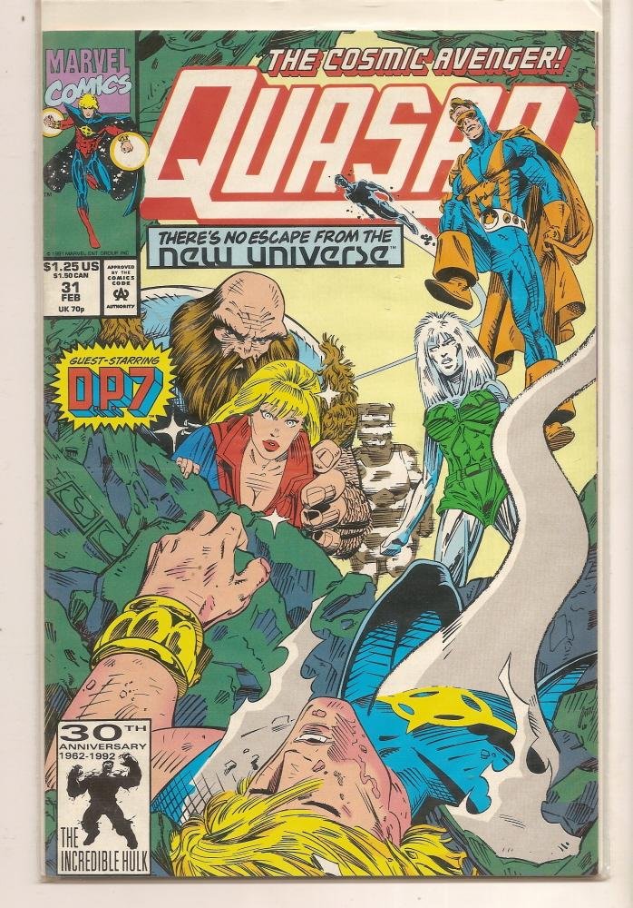 QUASAR #31 Feb 1992 Marvel Comics