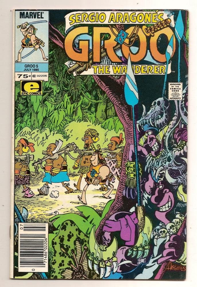 Marvel Comics Sergio Aragons Groo Wanderer #5 July 1985 Marvel Comics