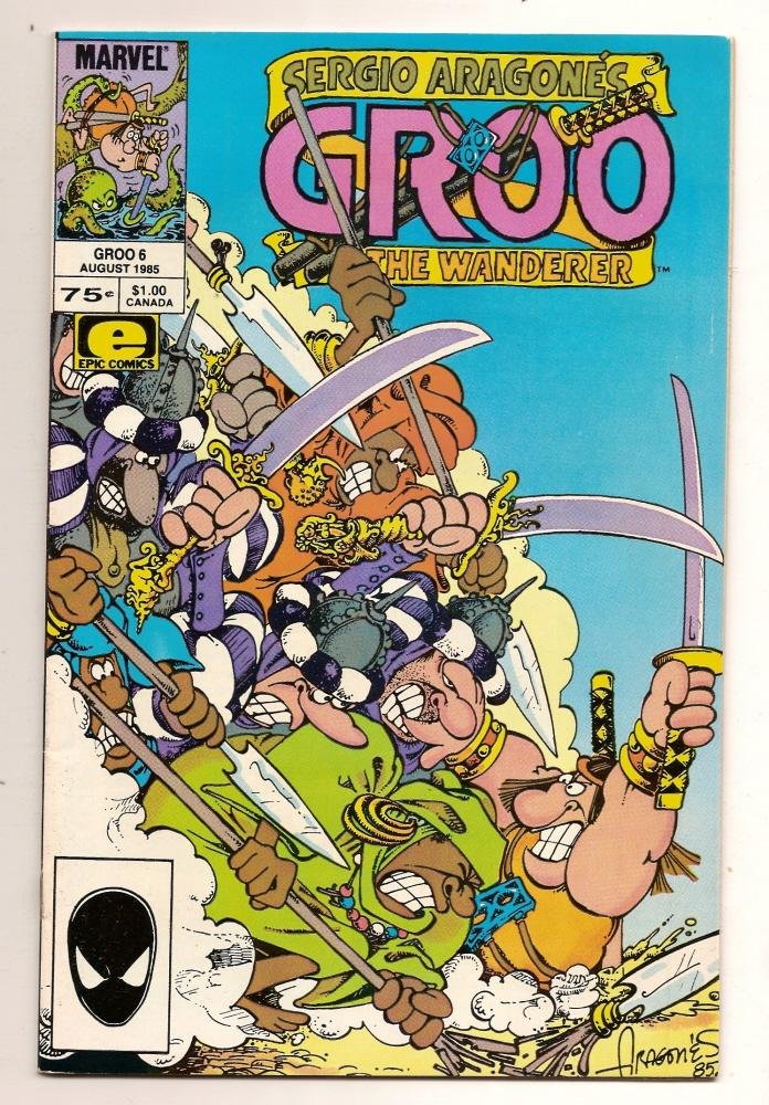 Marvel Comics Sergio Aragons Groo Wanderer #6 August 1985 Marvel Comics